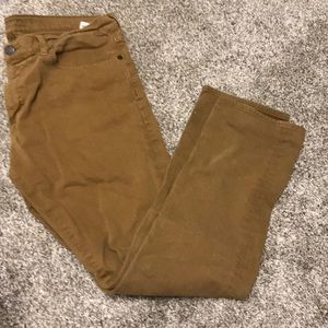 American eagle 36/32 slim fit tan jeans
